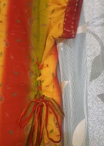 Colorful Embroidered Tunic Top