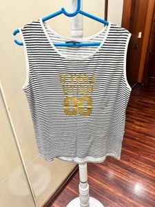 Striped Graphic Tank Top