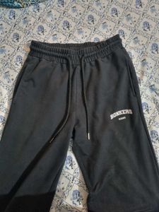 Bonkers corner Black Wide-Leg Sweatpants