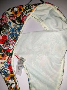 Floral Lace Trim Thong 40-42 size