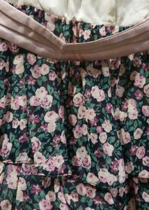 Chic Floral Tiered Mini Dress