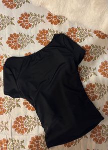 Basic Black Backless Top