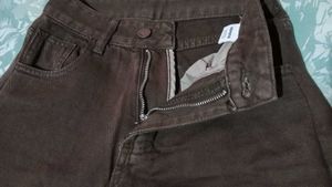 Brown Wide Leg Jeans