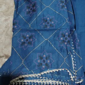 Anarkali Printed Rayon Set