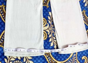 H&amp;M Wide Leg Beige cotton Jeans✨