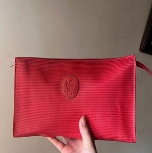 vintage YSL clutch bag