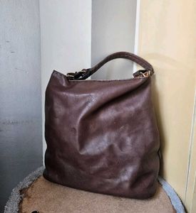Clearance sale 💖 Brown metallic studded hobo bag