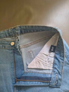Blue COMFY STRAIGHT JEANS for daily wear