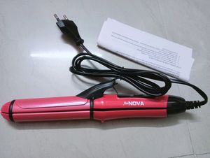 Nova Hair Straightener 2 In 1 Pink Colour