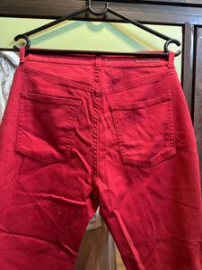 Only Women Regular Mid Rise Rust Jeans