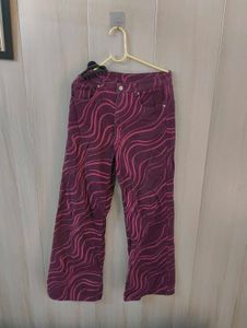 Patterned Wide Leg H&amp;M Denims🦢