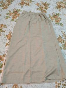 Beige Maxi Skirt