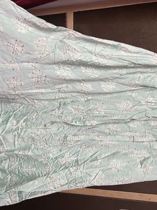 Beautiful Mint Green Ethnic Skirt