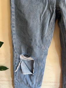 Ripped Knee Denim Jeans