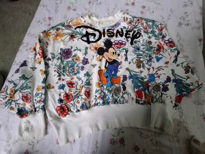 Disney Mickey Floral Sweatshirt
