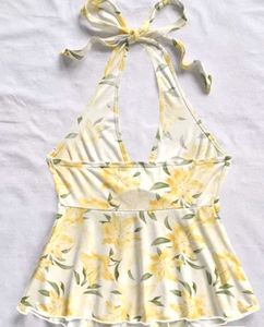 Floral Halter Top - Summer Vibes