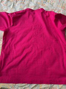 Vibrant Pink Henley Top