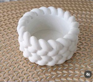 White Braided jar 👌🏼