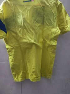 Le Coq Sportif Yellow Polo T-Shirt