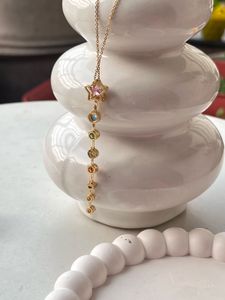 Star Charm Colorful Stone Necklace