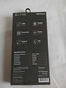 LYNE Photon 35 Type-C Earphones black