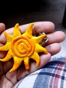 Handmade Sun trendy Keychain