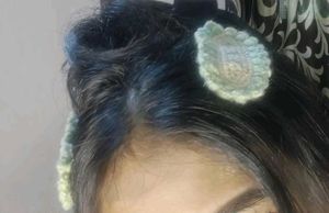 Handmade Crochet Hair Clips