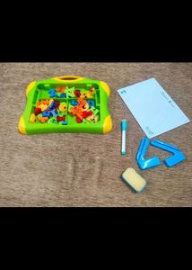 Kids Drawing Board with Magnetic Letters