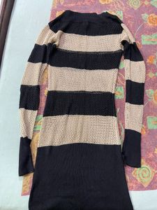 Striped Knit Bodycon Mini Dress