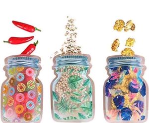 Reusable Pouch Set - Mason Jar Design