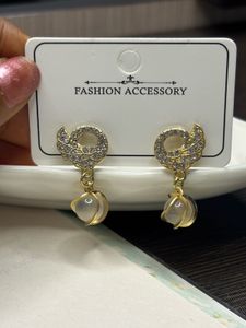 Elegant Gemstone Drop Earrings