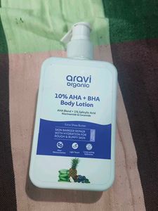 Aravi Organic 10% AHA + BHA Body Lotion