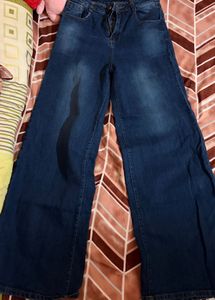 washed blue denim
