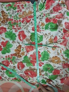 Floral print extremely soft light weight cotton ku