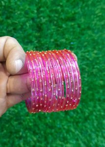 Green Glass Bangles 1 Set