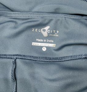 Zelocity Grey Printed Jeggings ( Women)