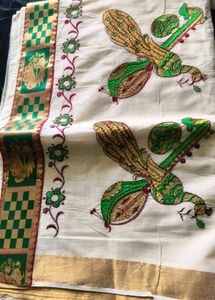 Beautifully Embroidered Saree