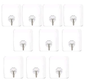 Waterproof Transparent Stainless Steel Hooks -20