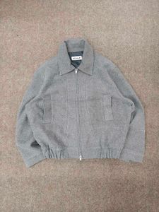 Men's Grey Bomber Jacket