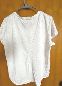 Graphic Print beige T-Shirt