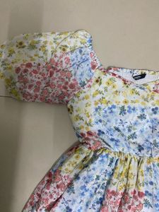 Bohemian Patchwork Floral Dress