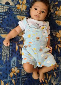 Cute BabyBoy Overalls Set