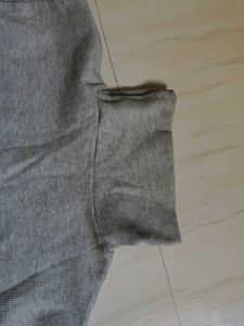 Grey Turtleneck Sweatshirt