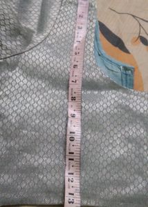 Silver Brocade Blouse