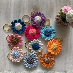 handmade crochet keychain (1p)