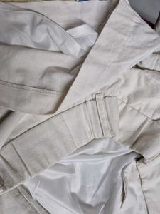 White Wide Leg Pleated Shorts