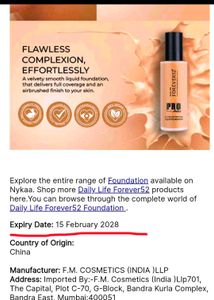 Forever52 Pro Artist Liquid Foundation
