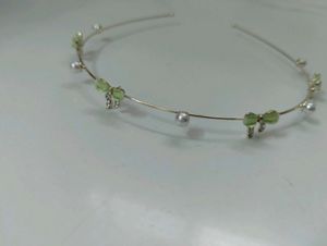 Cute Bow &amp; Pearl Headband