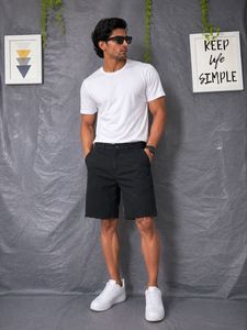Dickies Black Distressed Hem Shorts