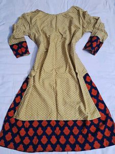 Elegant Ethnic Kurta and Palazzo Set